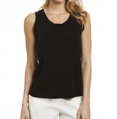 Drew Elle Tank Top In Black In Black
