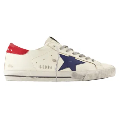 Golden Goose Super Star Sneakers -  Deluxe Brand - Leather - White In White
