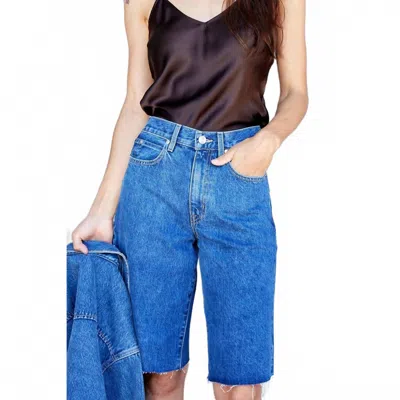 Slvrlake Denim Grace Shorts In Like A Dream In Blue