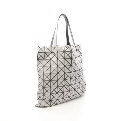 Pre-owned Ag White Coated Canvas Pvc Tote B ()
