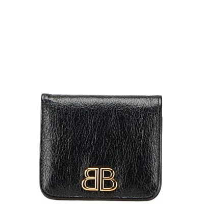 Pre-owned Balenciaga Black Coin Purse/coin Case ()