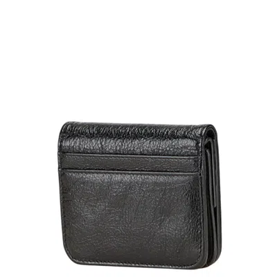 Pre-owned Balenciaga Black Coin Purse/coin Case ()
