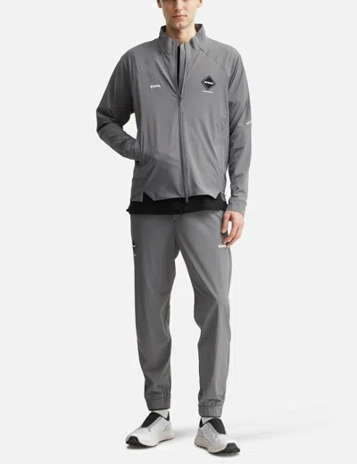 F.c. Real Bristol 4way Stretch Track Pants In Gray