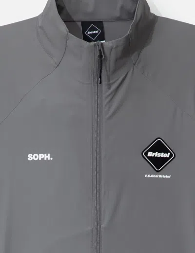 F.c. Real Bristol 4way Stretch Ventilation Jacket In Gray