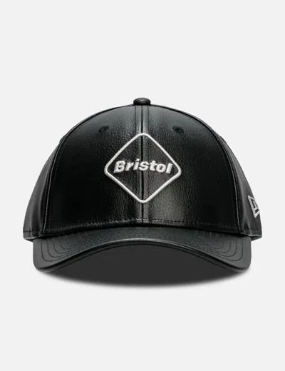 F.c. Real Bristol New Era Emblem 9forty Synthetic Leather Cap In Black