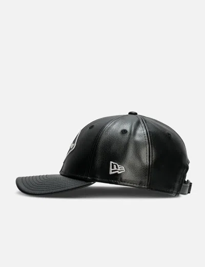F.c. Real Bristol New Era Emblem 9forty Synthetic Leather Cap In Black