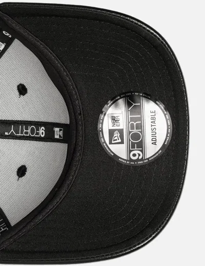 F.c. Real Bristol New Era Emblem 9forty Synthetic Leather Cap In Black