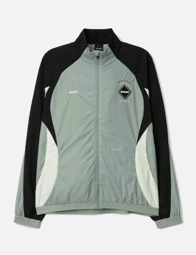 F.c. Real Bristol Warm-up Jacket In Blue