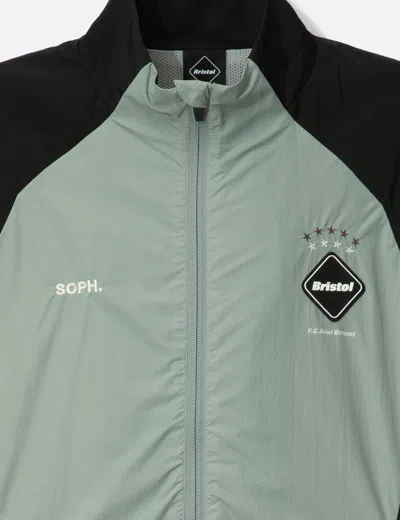 F.c. Real Bristol Warm-up Jacket In Blue