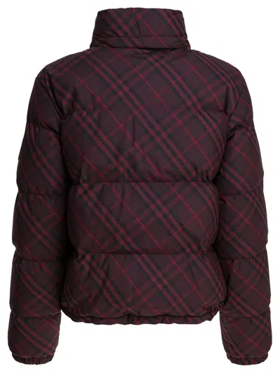 Burberry Jackets & Coats In Burgundy
