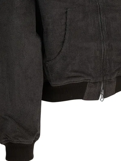 Our Legacy Bank Cotton Twill Corduroy Jacket In Black