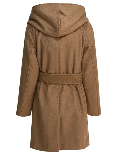 Max Mara Camel Robe Coat Jackets And Coats Brown In Brown