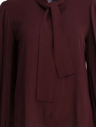 Max Mara Shirts In Burgundy