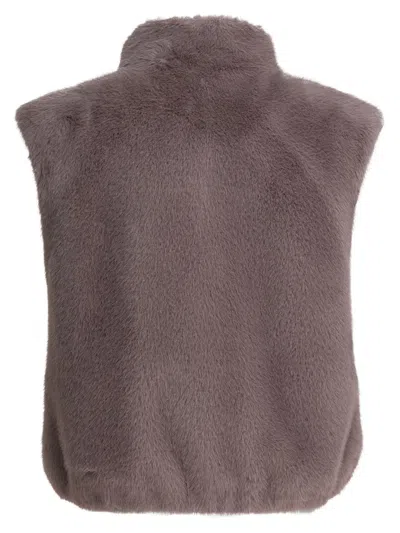 Herno Pink Hooded Polyester Coat In Pink