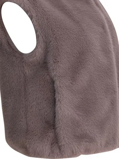 Herno Pink Hooded Polyester Coat In Pink