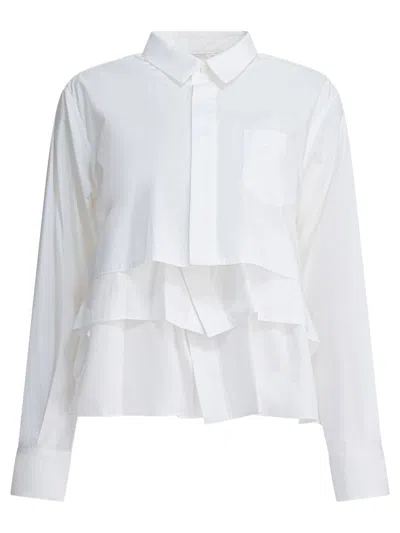 Sacai Shirts In White