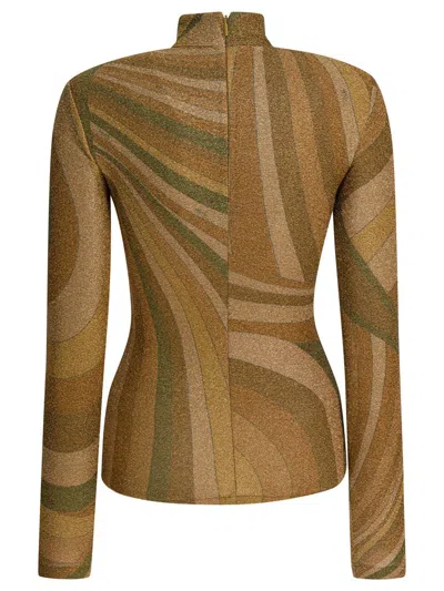 Pucci Tops Gold In Gold