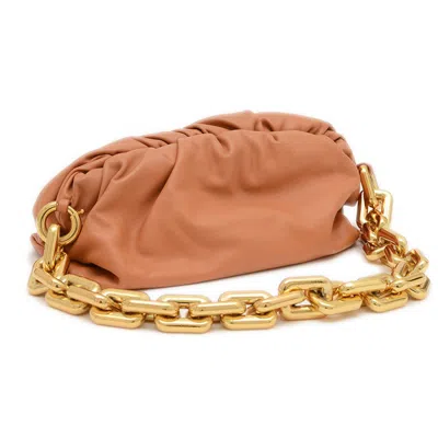 Pre-owned Bottega Veneta Brown Leather Pouch Shoulder Bag ()