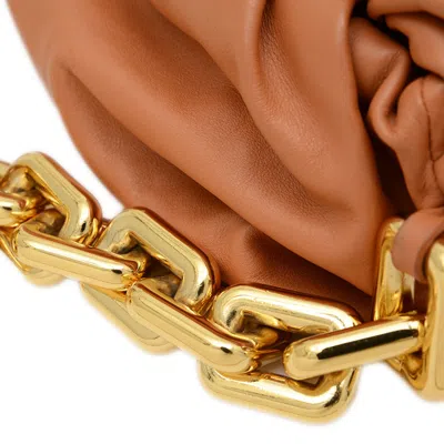 Pre-owned Bottega Veneta Brown Leather Pouch Shoulder Bag ()