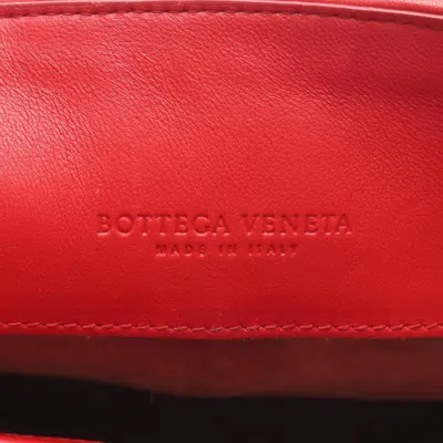 Pre-owned Bottega Veneta Red Color Leather Shoulder Bag ()