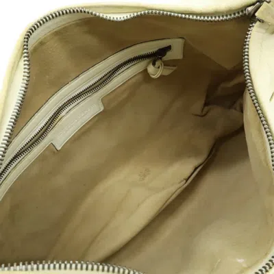 Pre-owned Bottega Veneta White Intrecciato Handbag Shoulder Bag ()