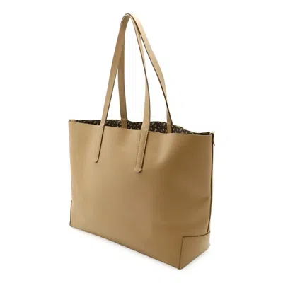 Pre-owned Burberry Beige Leather Shoulder Bag Tote Bag () In Sand