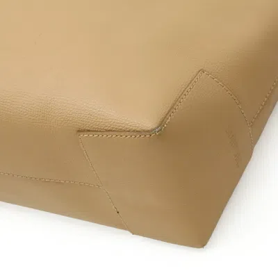Pre-owned Burberry Beige Leather Shoulder Bag Tote Bag () In Sand