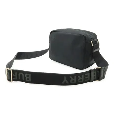 Pre-owned Burberry Black Nylon Leather Shoulder Bag ()
