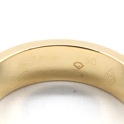 Pre-owned Cartier Gold Yellow Gold (18k) Band Ring ()
