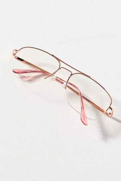Eyeking Metal Aviator Readers In Gold