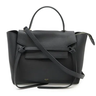 Pre-owned Celine Black Leather Handbag Shoulder Bag Tote Bag ()