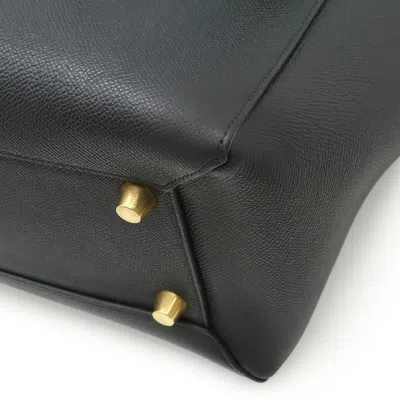 Pre-owned Celine Black Leather Handbag Shoulder Bag Tote Bag ()