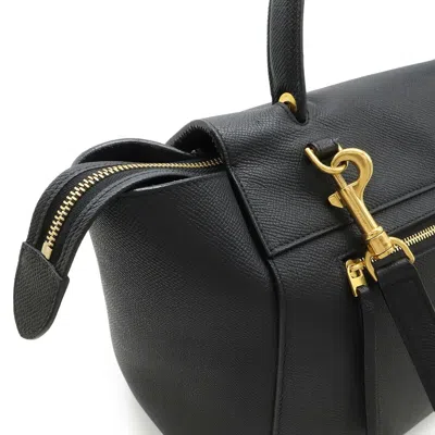 Pre-owned Celine Black Leather Handbag Shoulder Bag Tote Bag ()