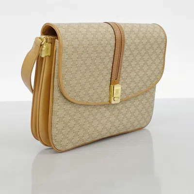 Pre-owned Celine Brown Pvc Shoulder Bag ()