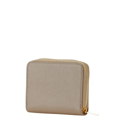 Pre-owned Celine Grayish Leather Wallet (bi-fold) ()