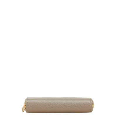 Pre-owned Celine Grayish Leather Wallet (bi-fold) ()