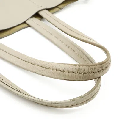 Pre-owned Celine Light Gray Leather Handbag Shoulder Bag Tote Bag ()