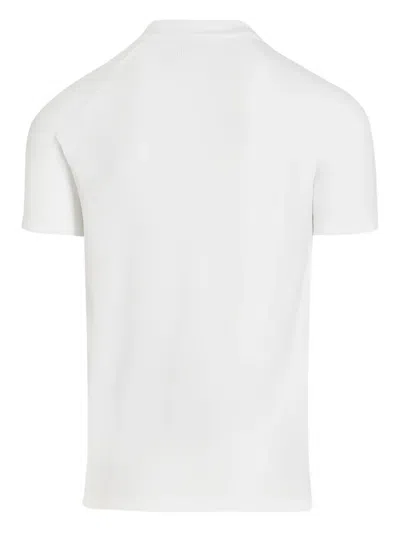 Alphatauri Short-sleeve Polo Shirt In White