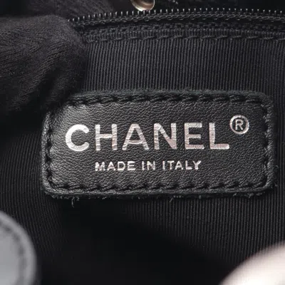 Pre-owned Chanel Black Grained Calfskin Tote Bag ()