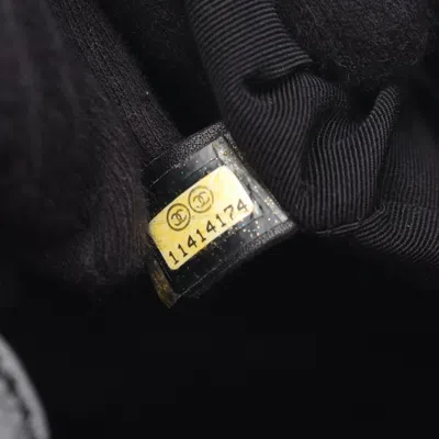 Pre-owned Chanel Black Grained Calfskin Tote Bag ()