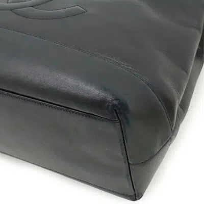Pre-owned Chanel Black Leather Shoulder Bag Tote Bag ()