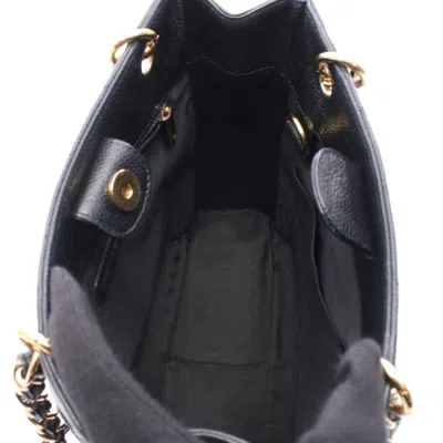 Pre-owned Chanel Black Leather Tote Bag ()