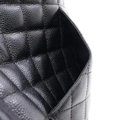 Pre-owned Chanel Black Leather Tote Bag ()