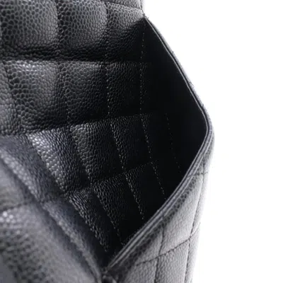 Pre-owned Chanel Black Leather Tote Bag ()