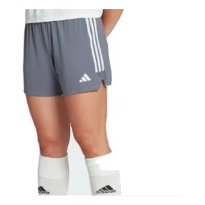 Adidas Originals (wmns) Adidas Tiro 23 League Shorts 'grey White' In Blue