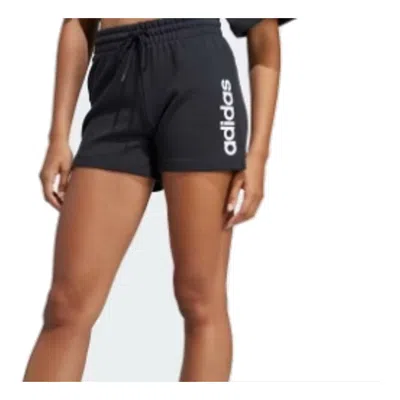 Adidas Originals (wmns) Adidas Essentials Linear French Terry Shorts 'black White'