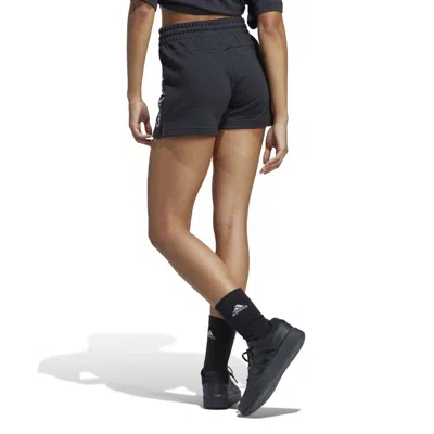 Adidas Originals (wmns) Adidas Essentials Linear French Terry Shorts 'black White'