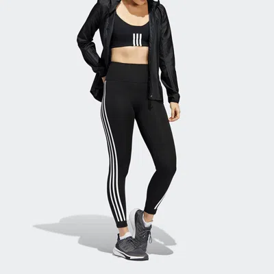 Adidas Originals (wmns) Adidas Opt Ticons 7/8t Training Sports Stripe Gym Pants/trousers/joggers Black