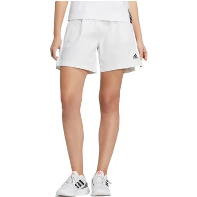 Adidas Originals (wmns) Adidas Solid Color Logo Casual Shorts 'white'