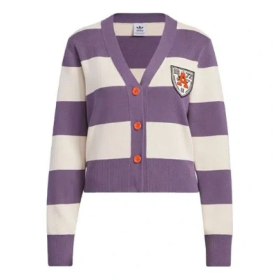Adidas Originals (wmns)  Sportswear Cardigan 'purple Grey' In Multi